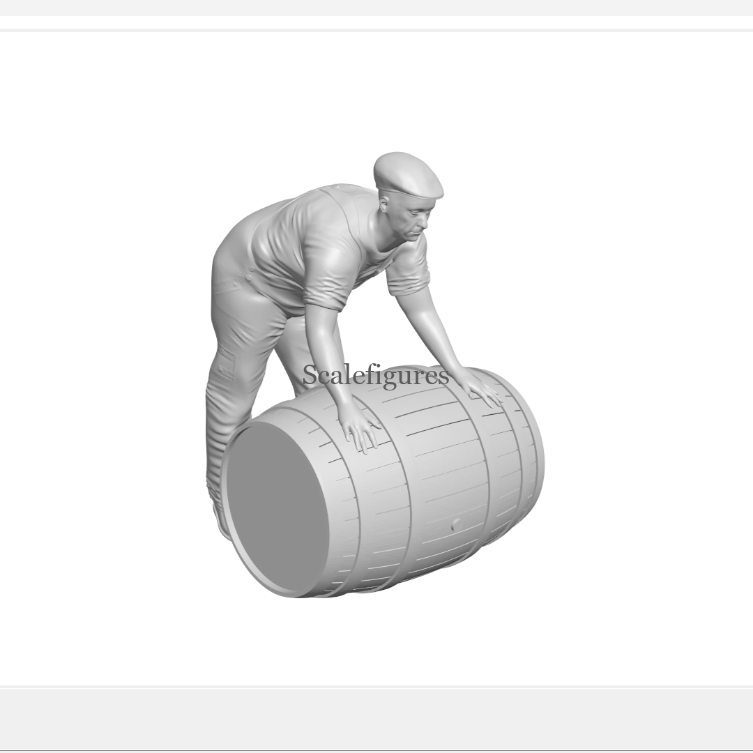 F100 - Worker rolling vat