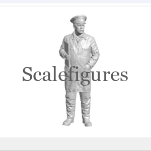 F125(a) - Station worker with overcoat and clipboard