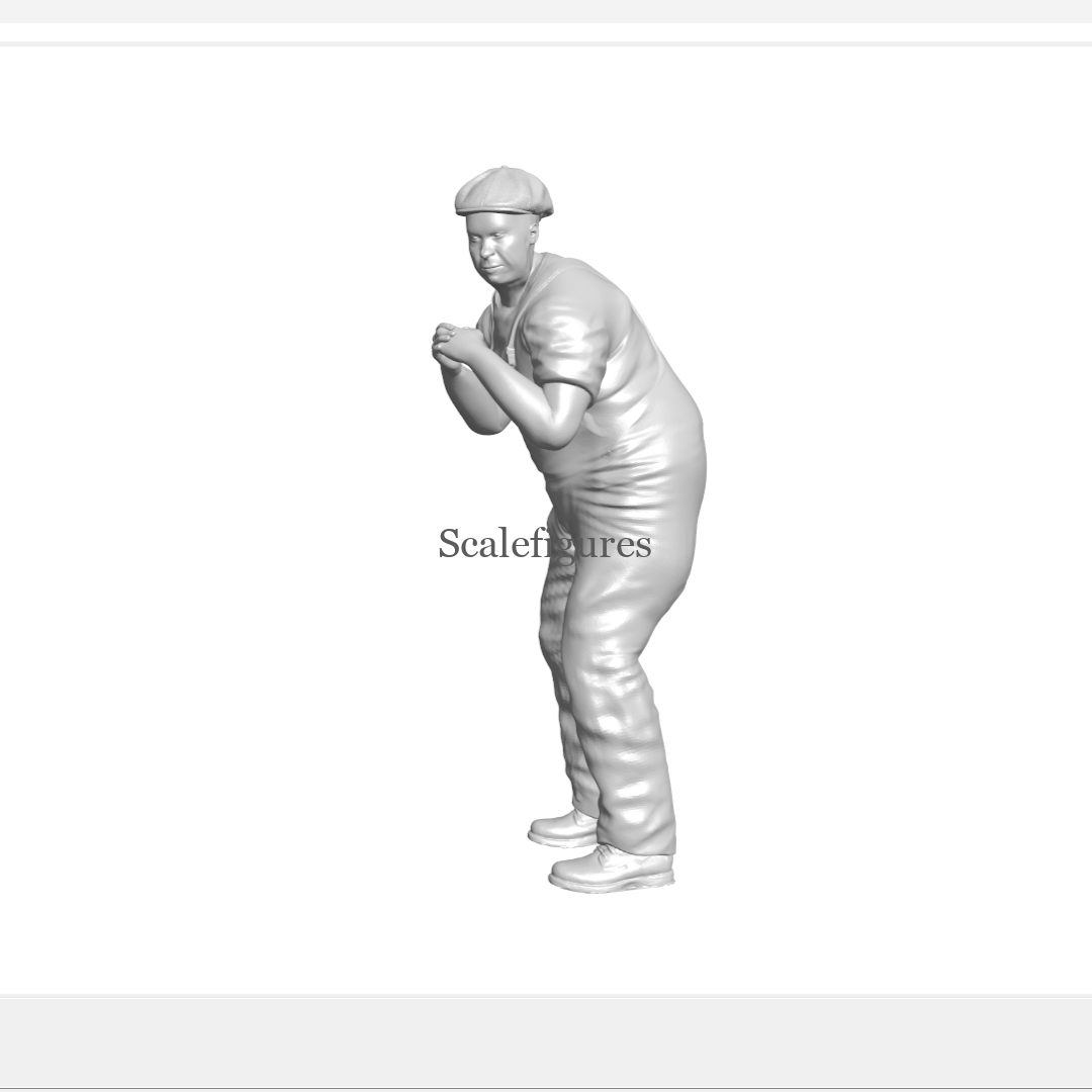 F45 - Train driver/worker leaning forward