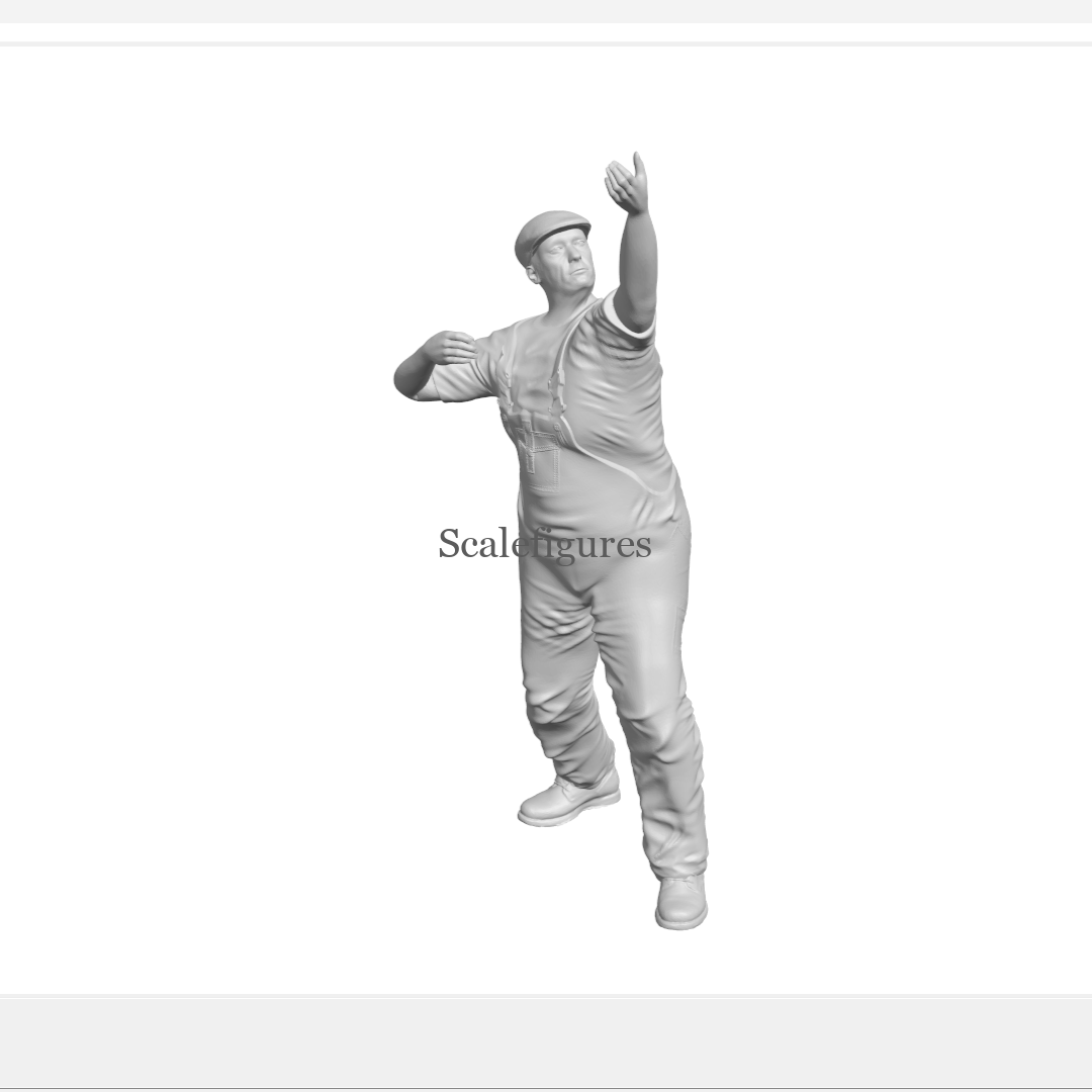 F58 - Worker pulling chain or rope 1
