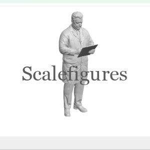 F84 - Worker with overcoat & clipboard