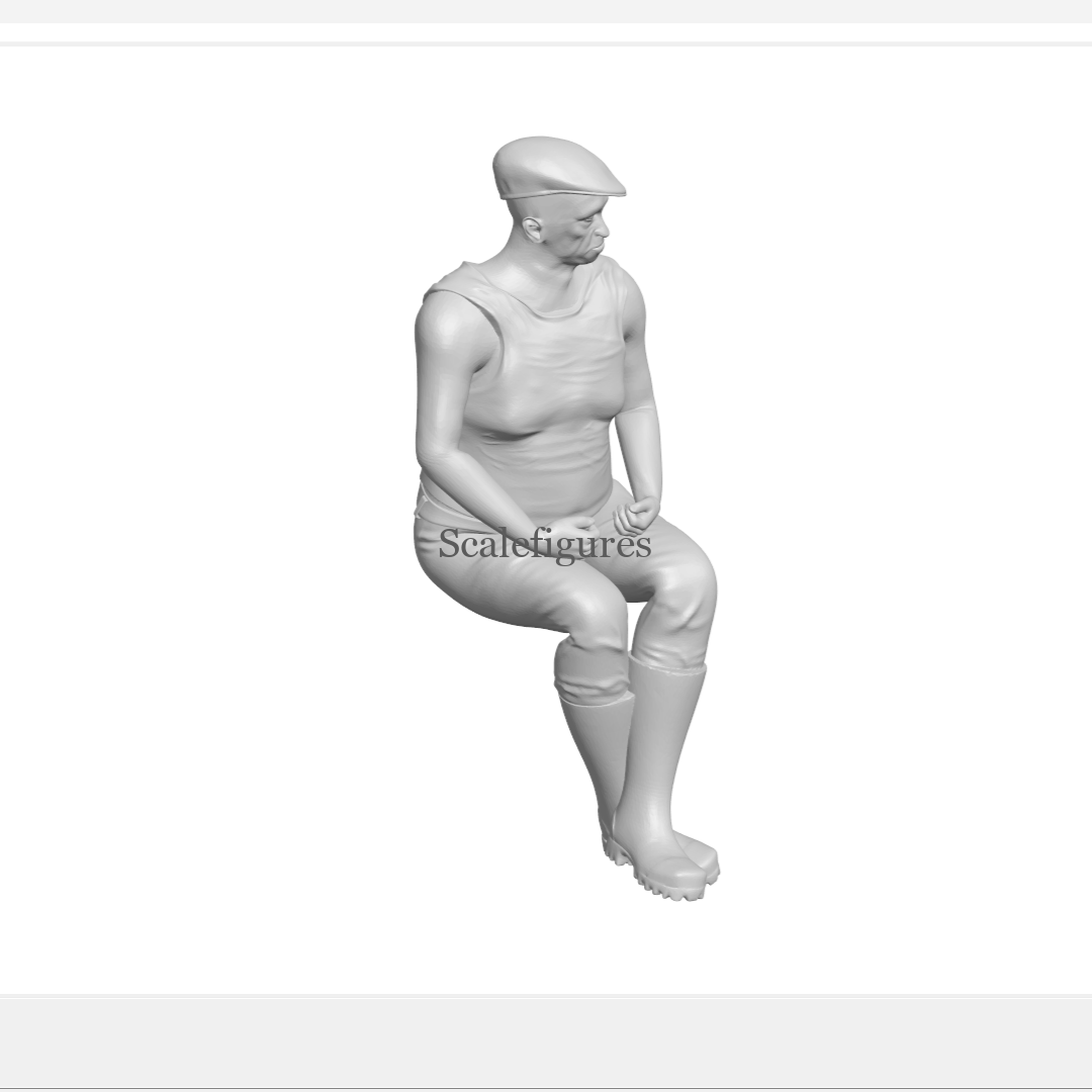 F87 - Man sitting
