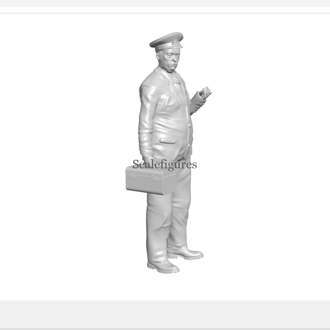 F133 - SAR/Railway worker with lunch box and cigarette