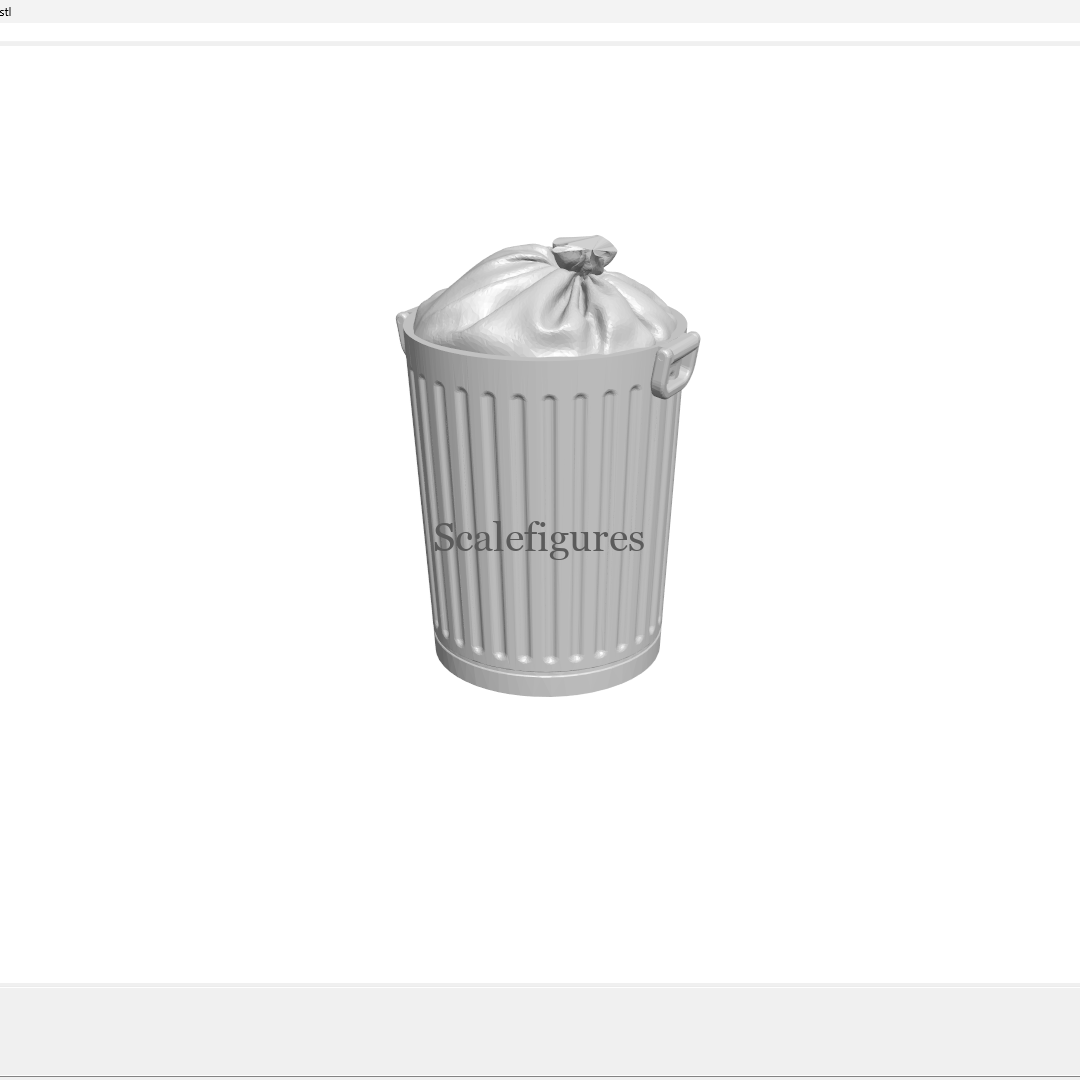 G14 - Trash Can with garbage bag inside, no lid (2 pack)