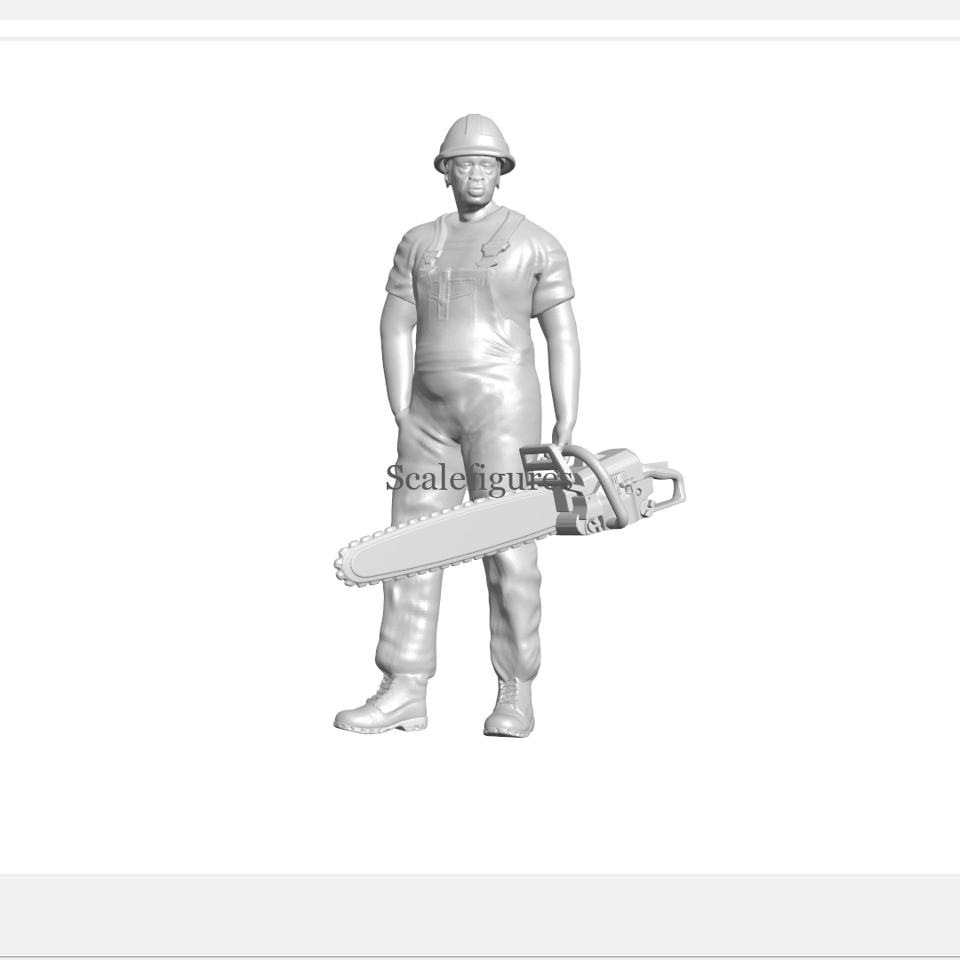 F55(d) - Worker with chainsaw