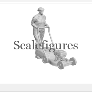 F157 - Gardener with lawnmower