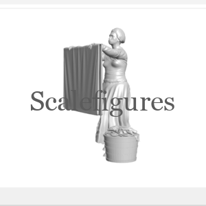F158 - Woman hanging washing.